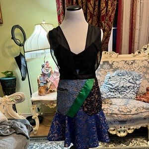 Mini fit and flare dress